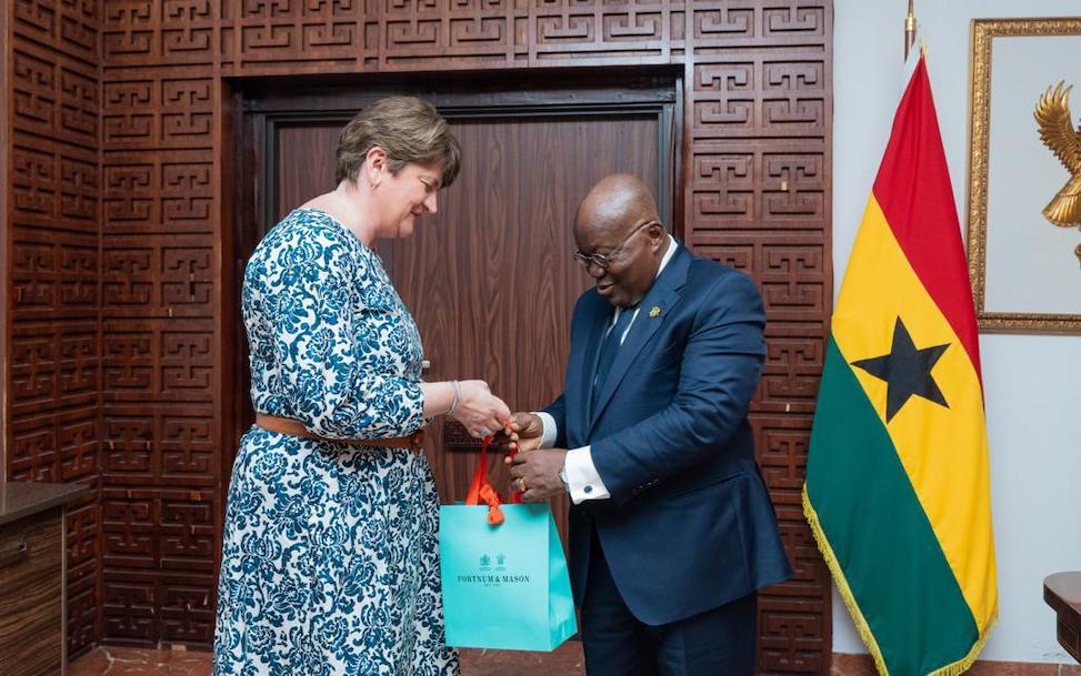 Arlene & Ghanaian President